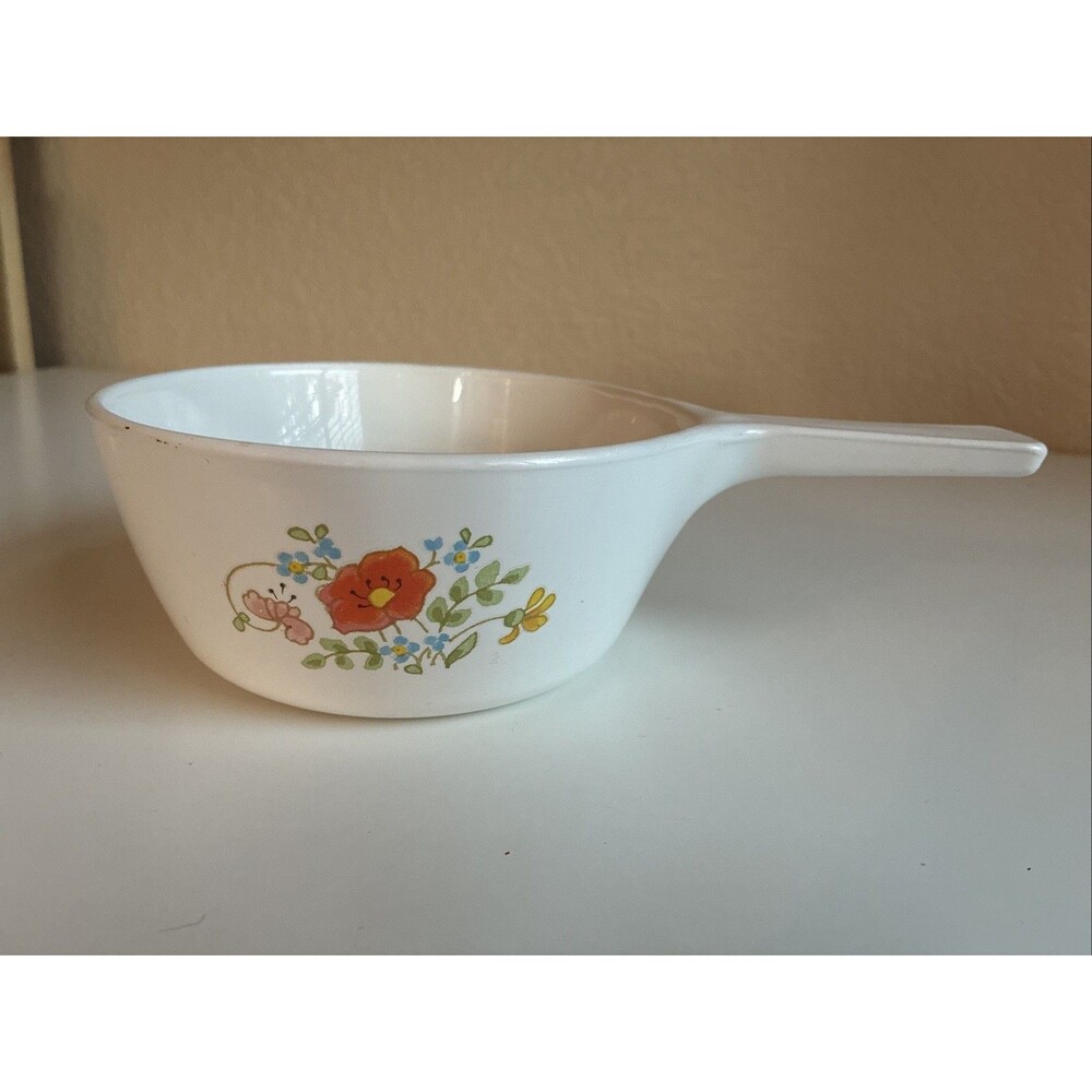 CORNINGWARE WILDFLOWER 1 & 1/2 PINT SAUCEPAN P-82-B NO LID! FREE USA SHIP